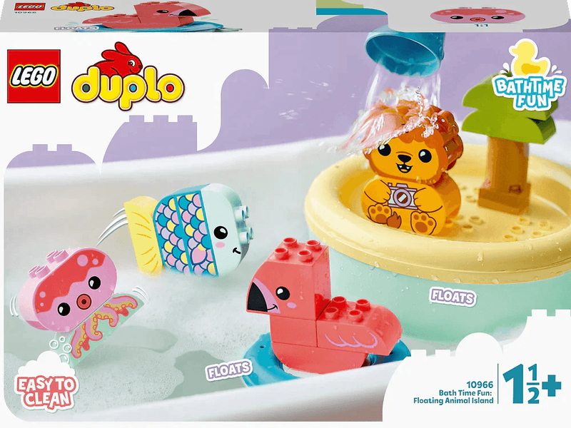 Lego duplo 10966 bath time fun: floating animal island image number null