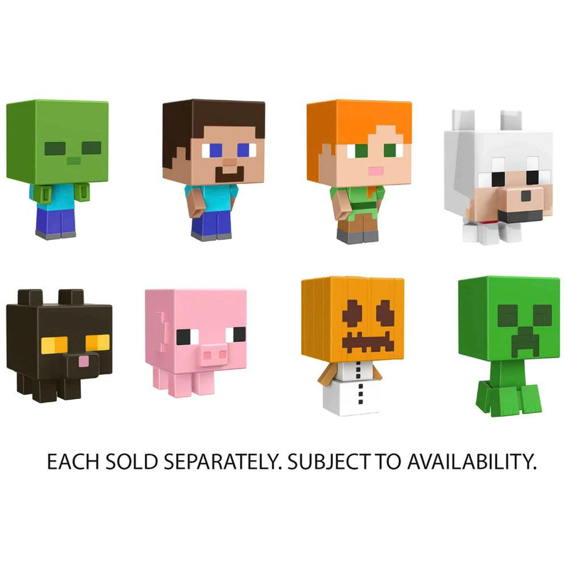 Minecraft mob head mini figures assortment, , medium-null