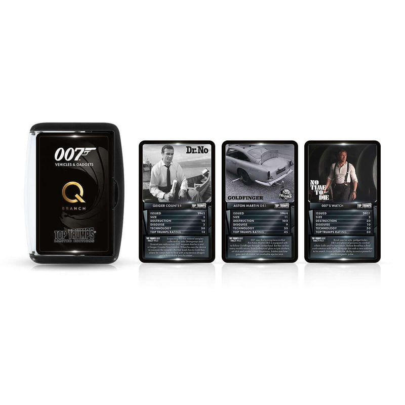 James bond gadgets & vehicles top trumps card game, , medium-null
