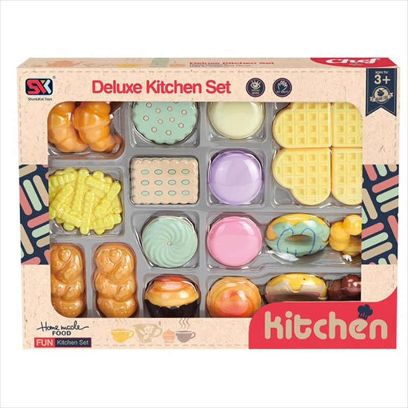 Waffle biscuit food set 003637, , medium-null