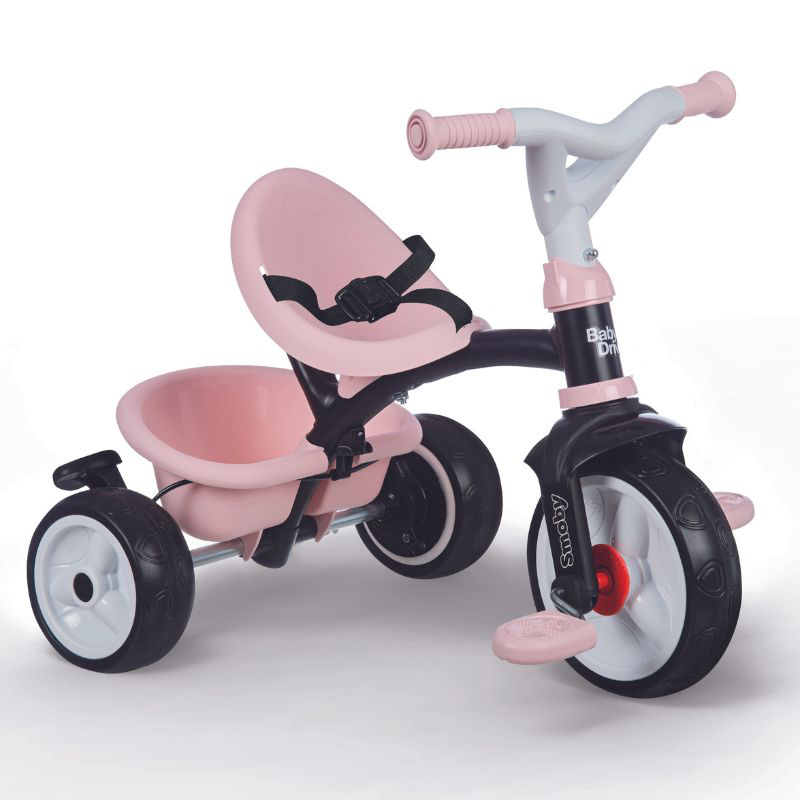 Smoby baby driver plus tricycle pink 741501, , medium-null