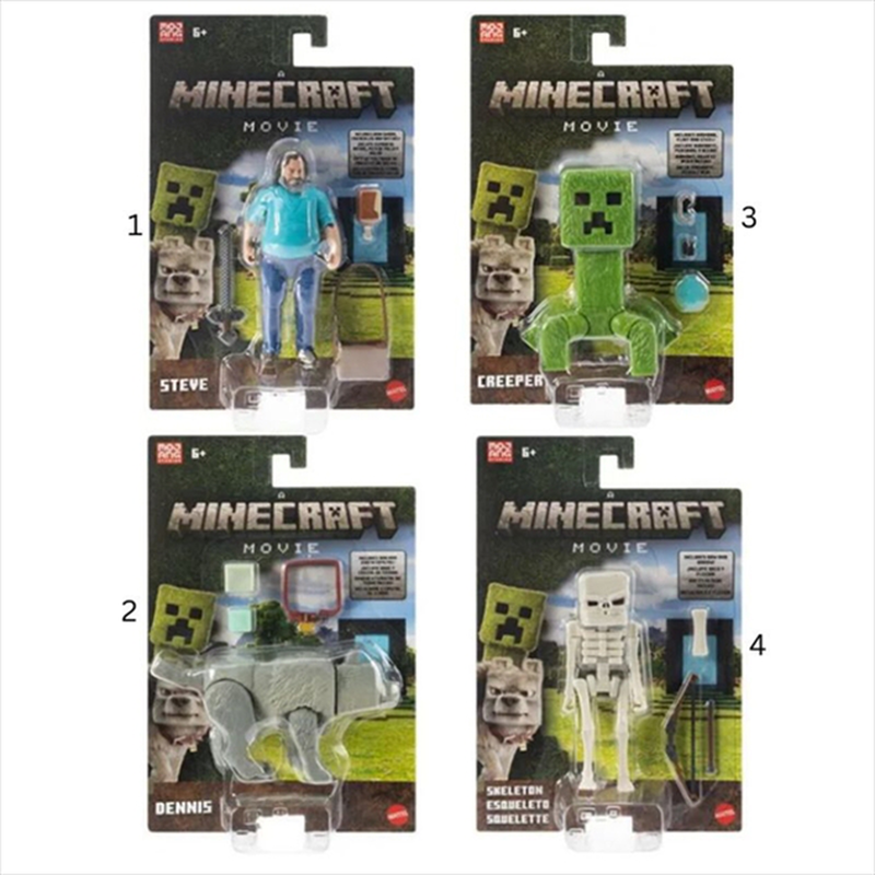 Minecraft movie figures jfr44, , medium-null