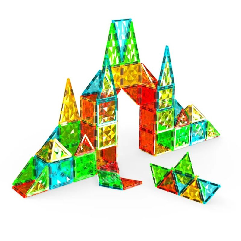 Geomag magnetic tiles gems για ηλικίες 3+ 100τμχ, , medium-null