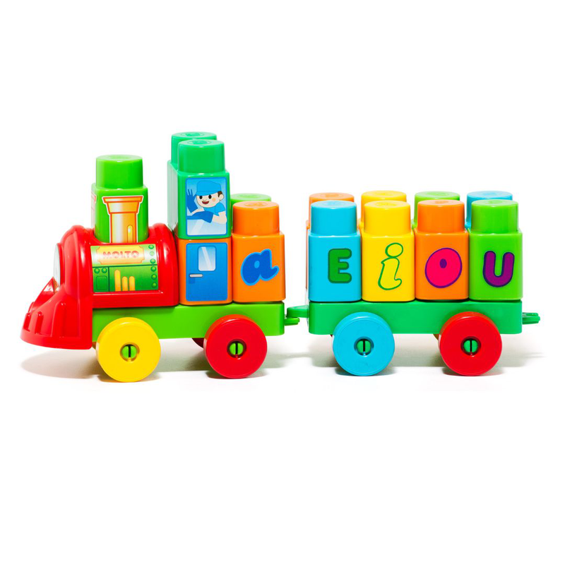 Molto blocks train 28 pcs 17470, , medium-null