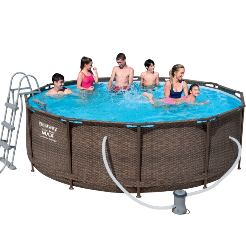 Bestway steel pro max round pool set (12' x 39.5"/3.66m x 1.00m), , medium-null
