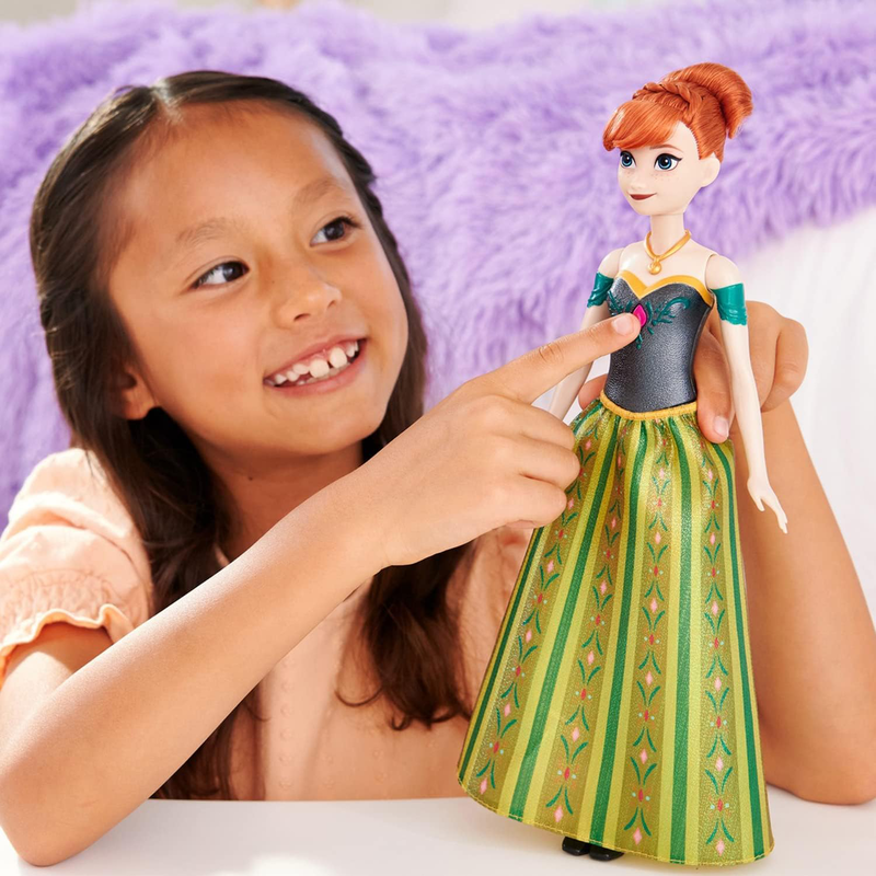 Disney princess singing frozen anna doll, , medium-null