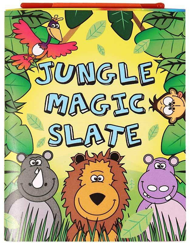 Fun stationery magic drawing slate jungle - assorted, , medium image number null