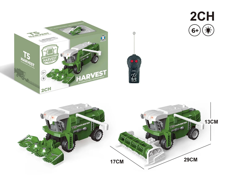 Product image: Remote controlled rc 2-channel t5 harvester, , medium-null