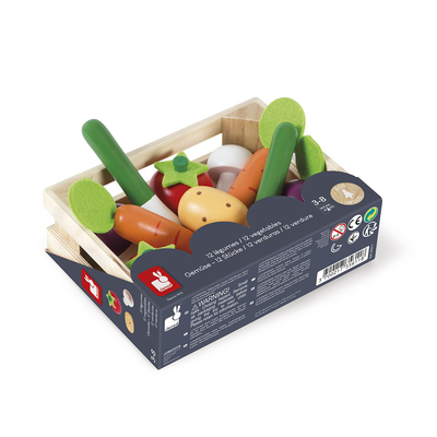 12 vegetables crate