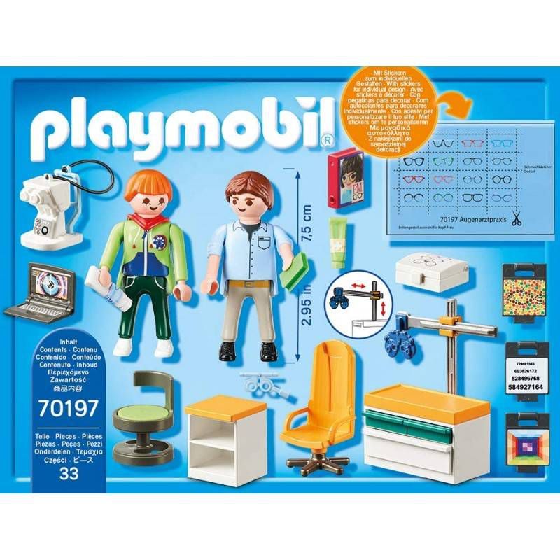 Playmobil 70197 city life at the specialist doctor: ophthalmologist, , medium image number null