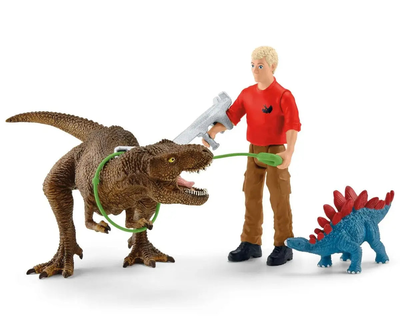 Schleich 41465 tyrannosaurus rex attack dinosaurs
