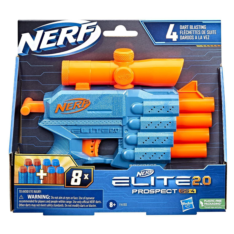 Nerf elite 2.0 prospect qs-4 blaster, , medium-null