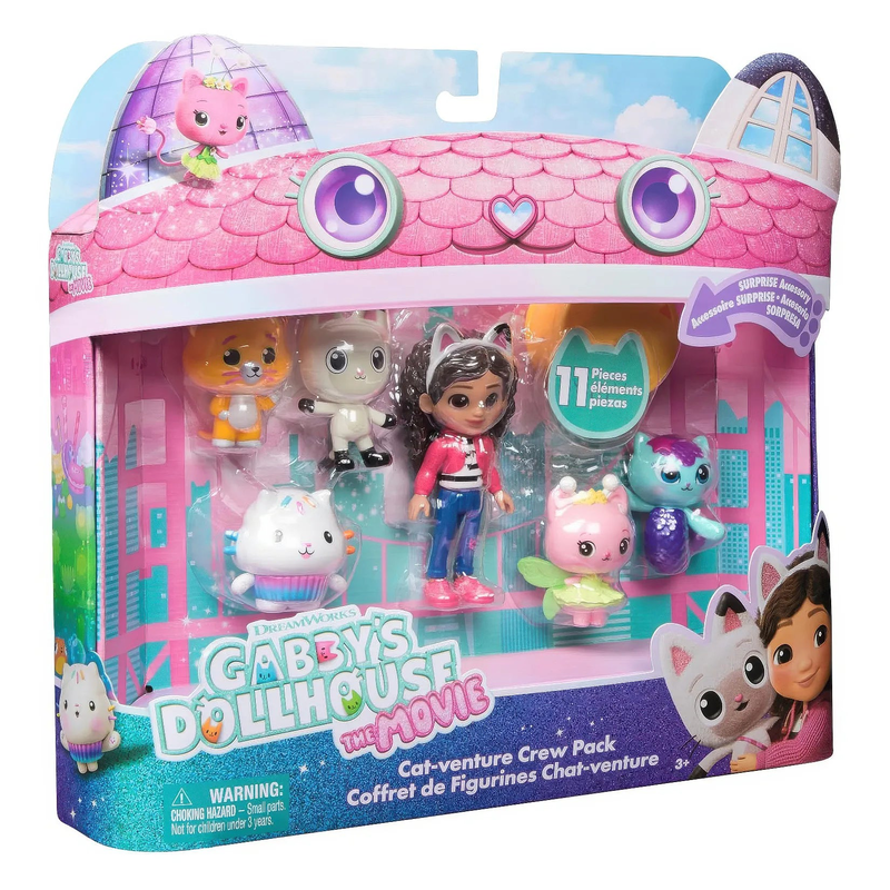 Gabby's dollhouse the movie cat-venture crew pack, , medium-null