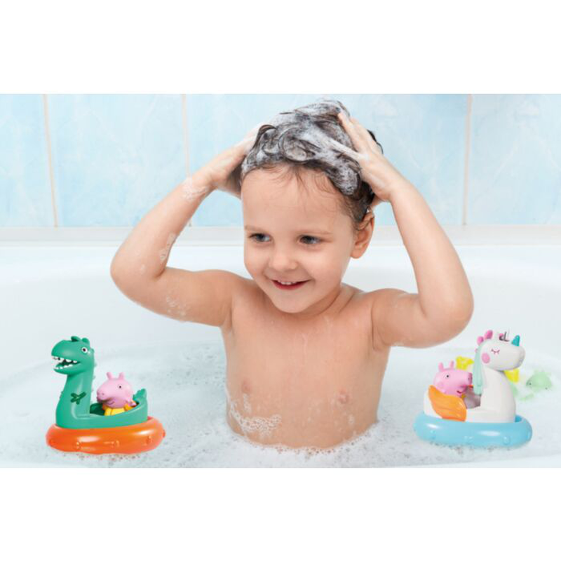 Tomy toomies toddler bath toy peppa bath floats 18m+ (1pc random selection), , medium-null