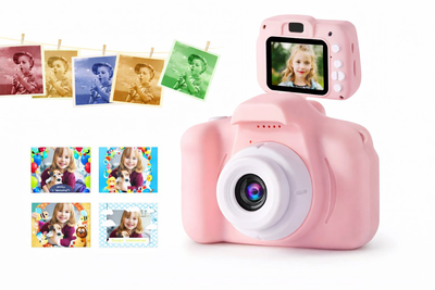 Kids camera pink, , medium