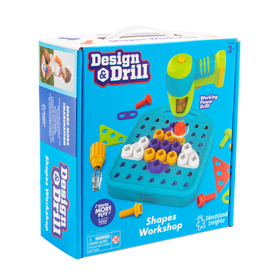 Learning resources design drill shapes workshop για ηλικίες 3+ 68τμχ, , medium