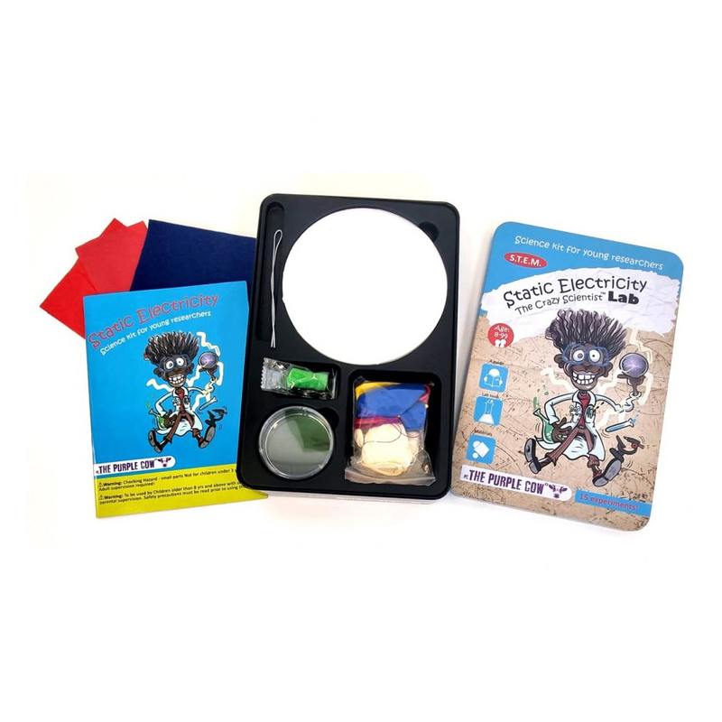 Purple cow crazy scientist lab - static electricity, , medium-null