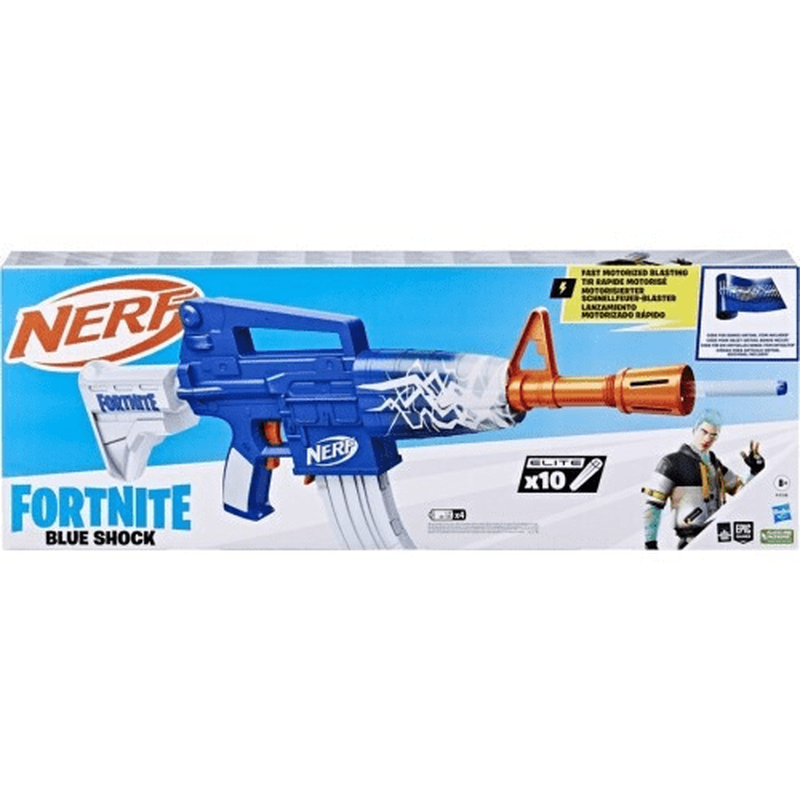Product image: Nerf fortnite blue shock dart blaster f4108, , medium-null