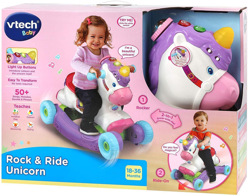 Vtech rock and ride unicorn, , medium image number null