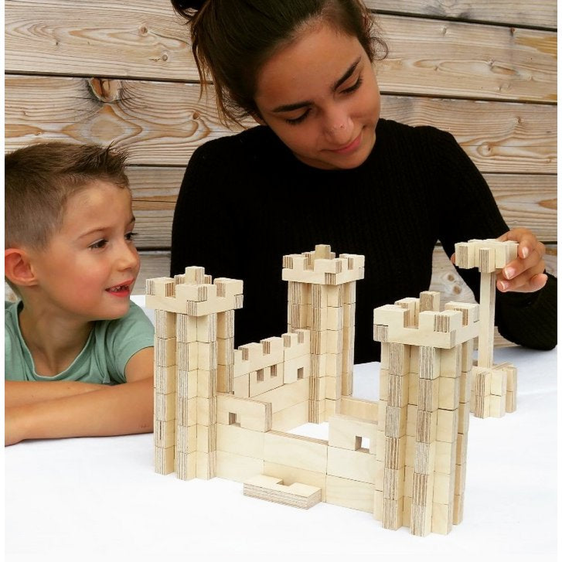 Product image: Wooden construction set - 100 pieces basic, , medium-null