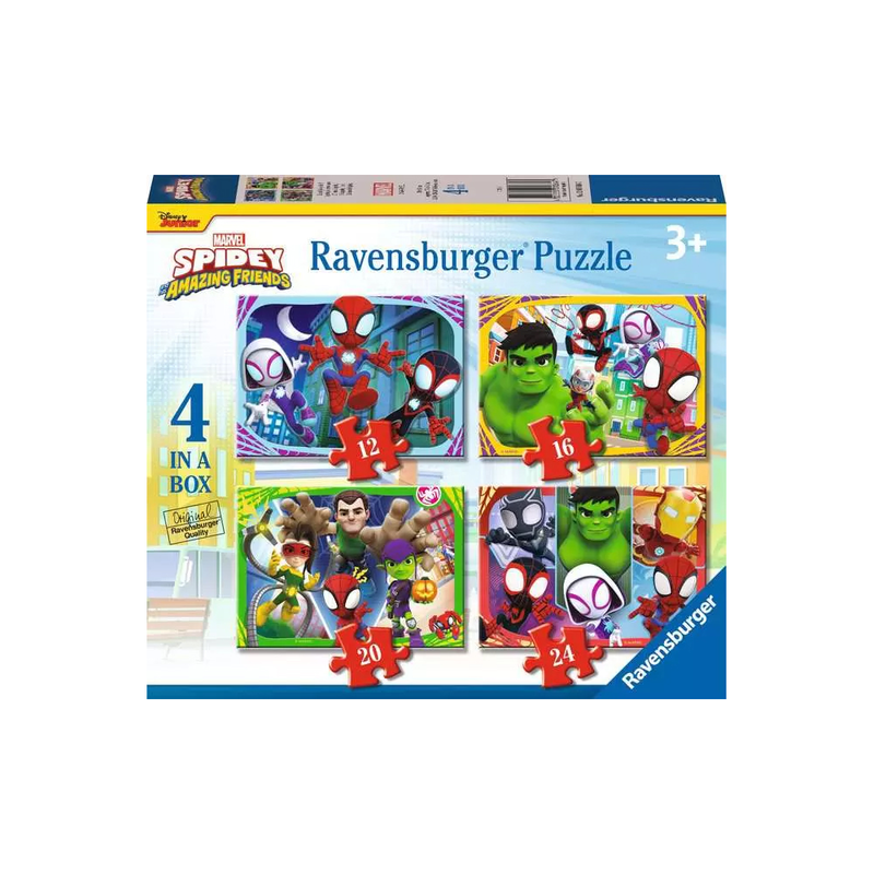 Spidey & his amazing friends 4 in a box puzzles, , medium-null