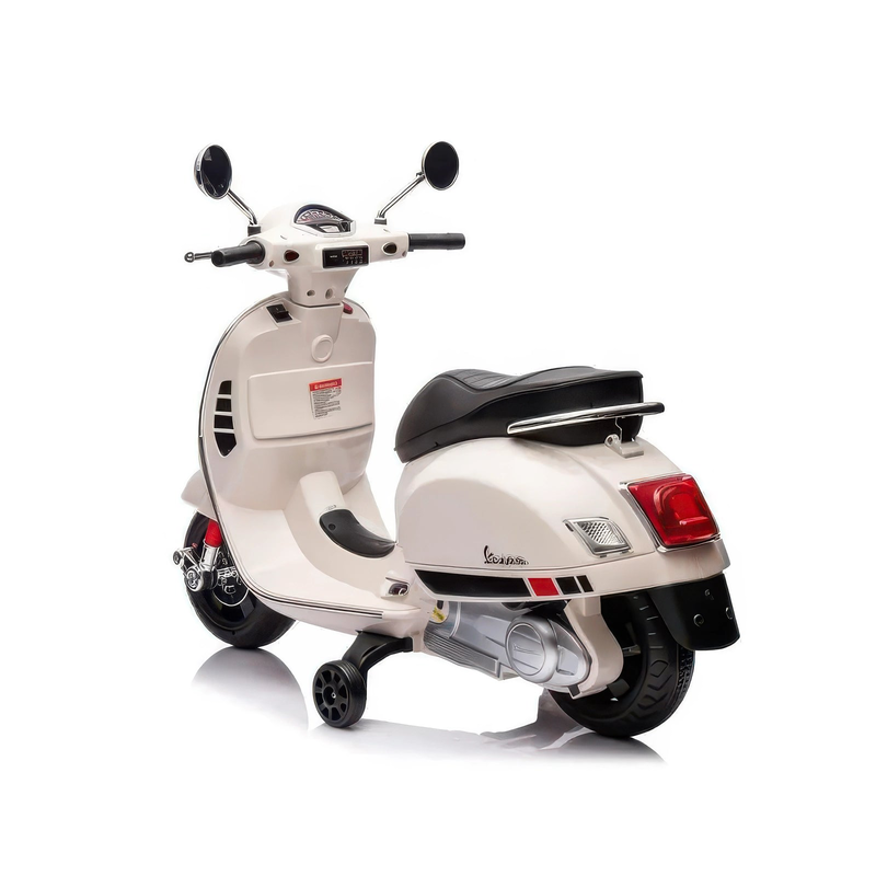 Vespa gts super electric 12v motorbike ride-on - white, , medium-null