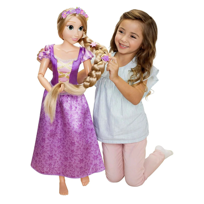 Disney princess rapunzel doll playdate 80cm, , medium