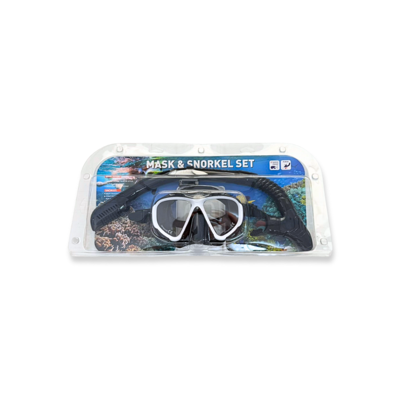 Product image: Diving mask & snorkel set tempered (random selection of colour), , medium-null