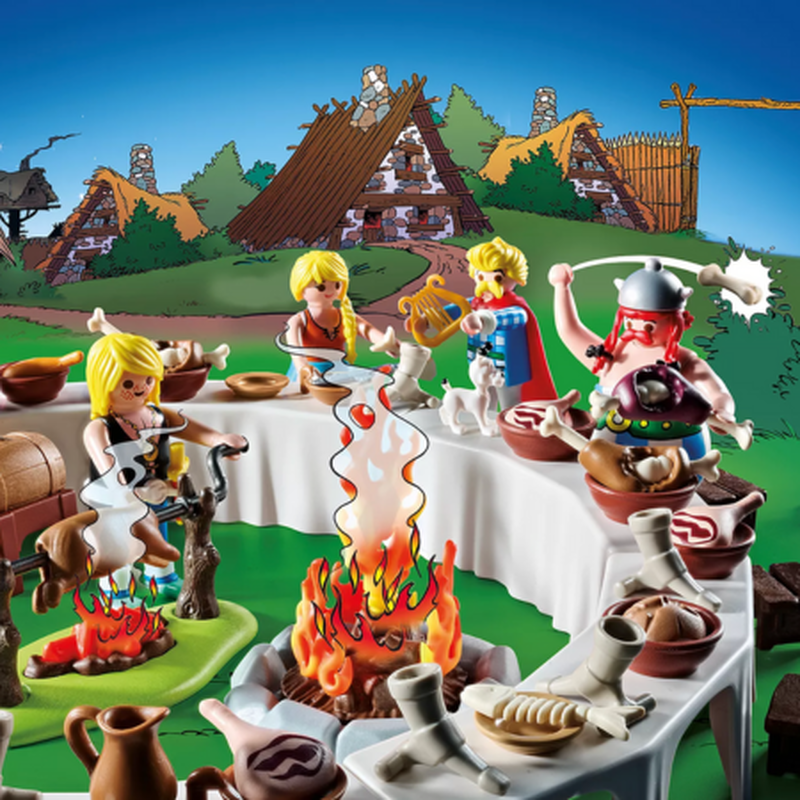 Playmobil asterix - the village banquet 5y+ (71827), , medium-null