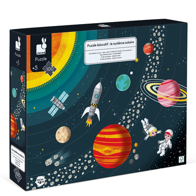 Educational puzzle- solar, , medium