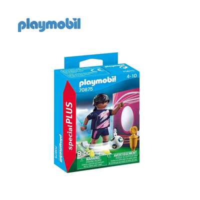 Playmobil soccer player with goal, , medium