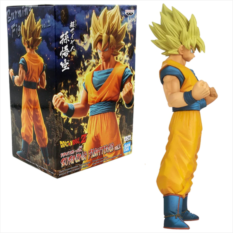 Banpresto dragon ball z: burning fighters  - son goku vol.2 statue 16cm 18389, , medium-null