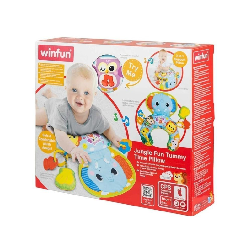 Winfun jungle fun &mu;&alpha;&xi;&iota;&lambda;ά&rho;&iota; &sigma;&tau;ή&rho;&iota;&xi;&eta;&sigmaf; tummy time &mu;&epsilon; &mu;&omicron;&upsilon;&sigma;&iota;&kappa;ή & &delta;&rho;&alpha;&sigma;&tau;&eta;&rho;&iota;ό&tau;&eta;&tau;&epsilon;&sigmaf;, , medium-null