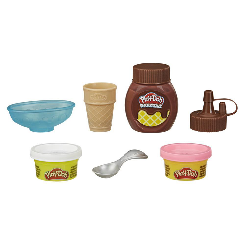 Product image: Play-doh mini drizzle ice cream playset f0654, , medium-null