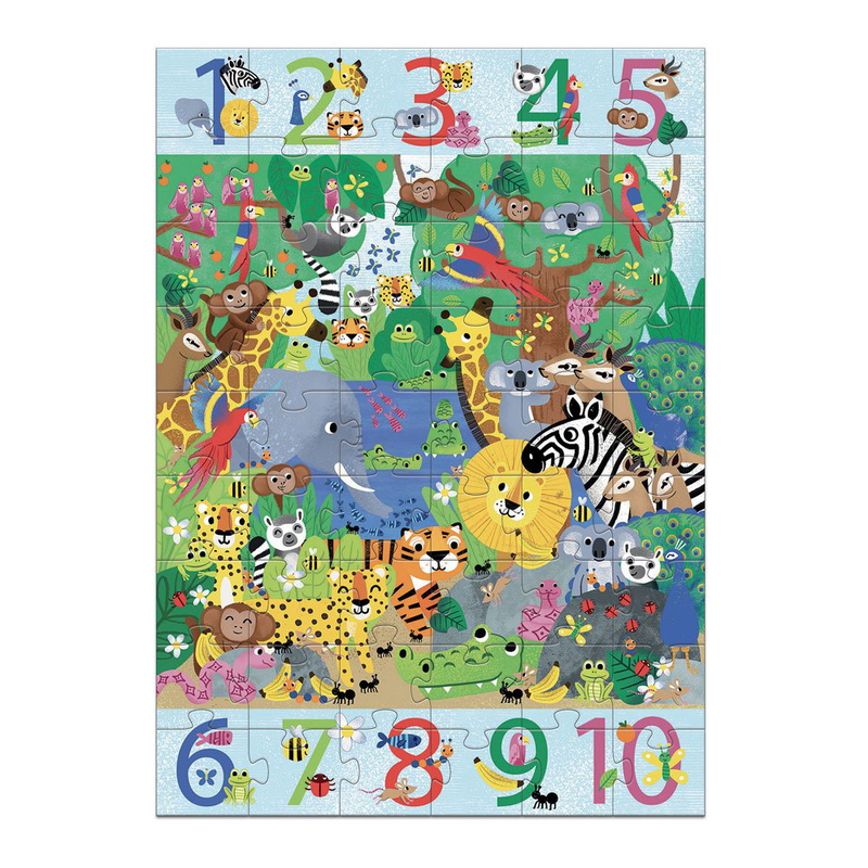 Product image: 1 to 10 jungle puzzle, , medium-null