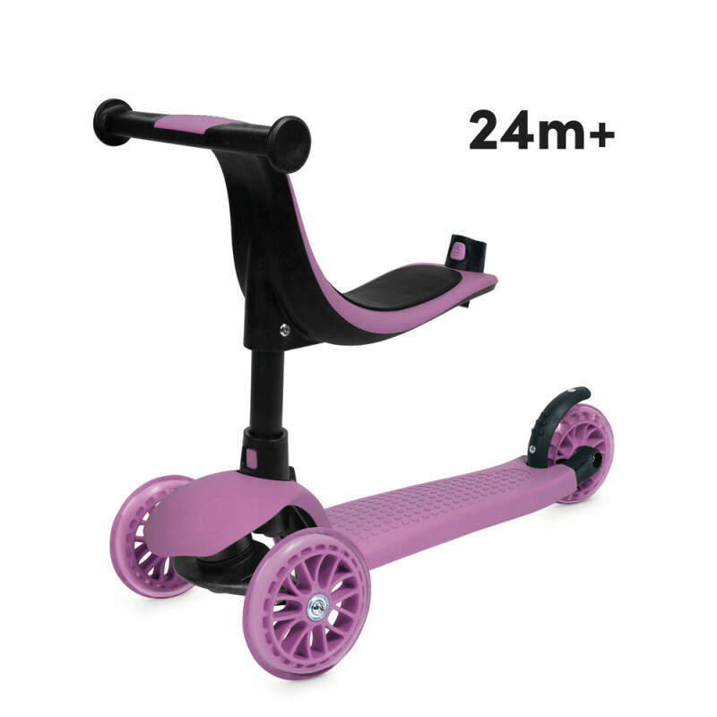 Product image: Shoko kids scooter convertible 3 in 1 pink, , medium-null