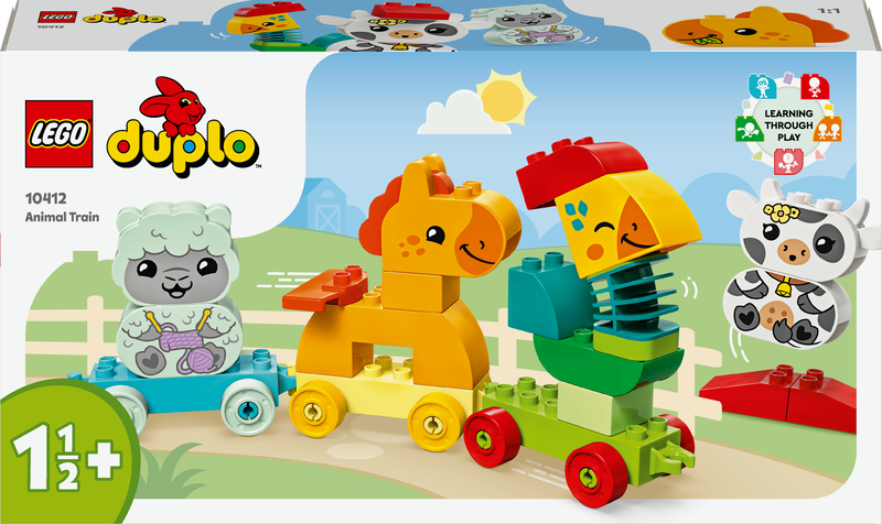 Lego duplo animal train 10412 &gamma;&iota;&alpha; &eta;&lambda;&iota;&kappa;ί&epsilon;&sigmaf; 18&mu;+ 19&tau;&mu;&chi;, , medium-null