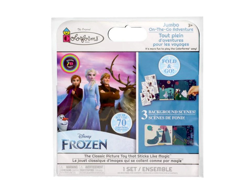 Disney frozen colorforms on the go adventure stories fold &amp; go: create your own frozen tales anywhere you go!, , medium-null