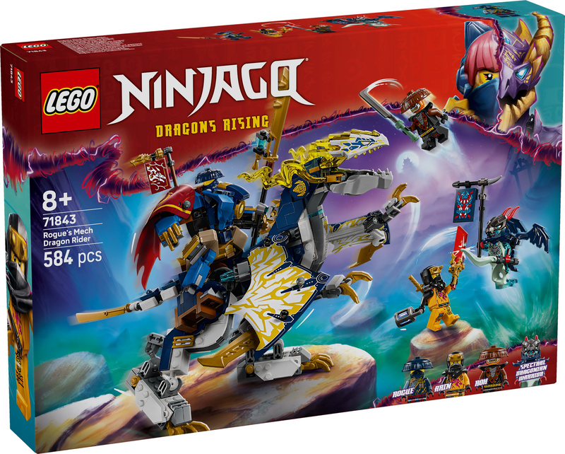 Lego ninjago rogues mech dragon rider, , medium-null
