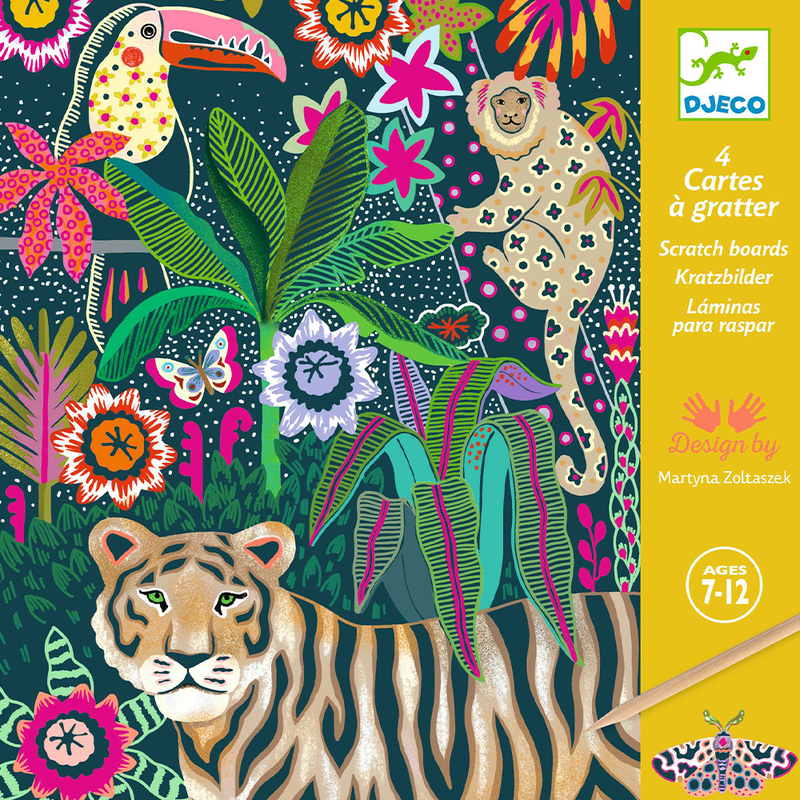 Djeco scratch cards rococo - fsc mix, , medium image number null