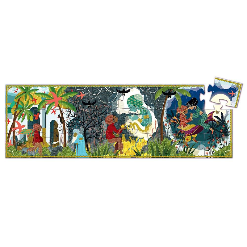 Djeco puzzles - silhouette puzzles aladdin, , medium image number null