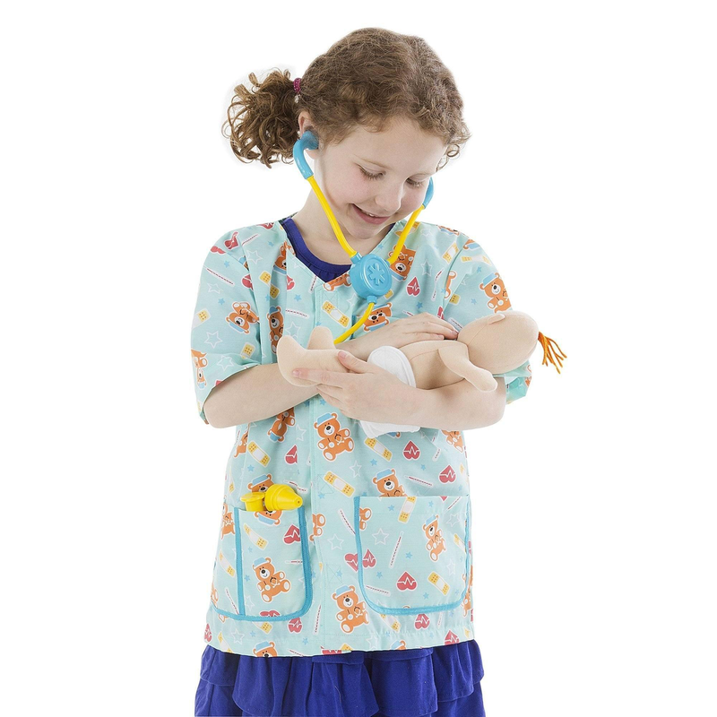 Melissa & doug 18519 paediatric nurse role play costume set, , medium-null