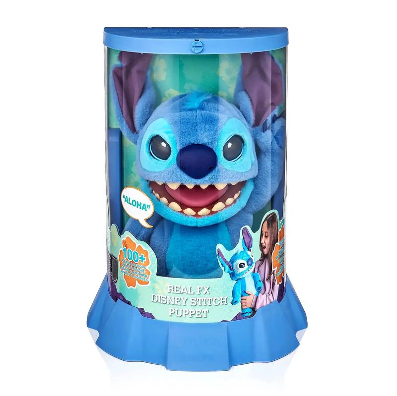 Disney stitch real fx interactive puppet toy, , medium-null