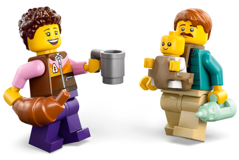 Lego city holiday adventure camper van 60454 for ages 6+ 385pcs, , medium-null