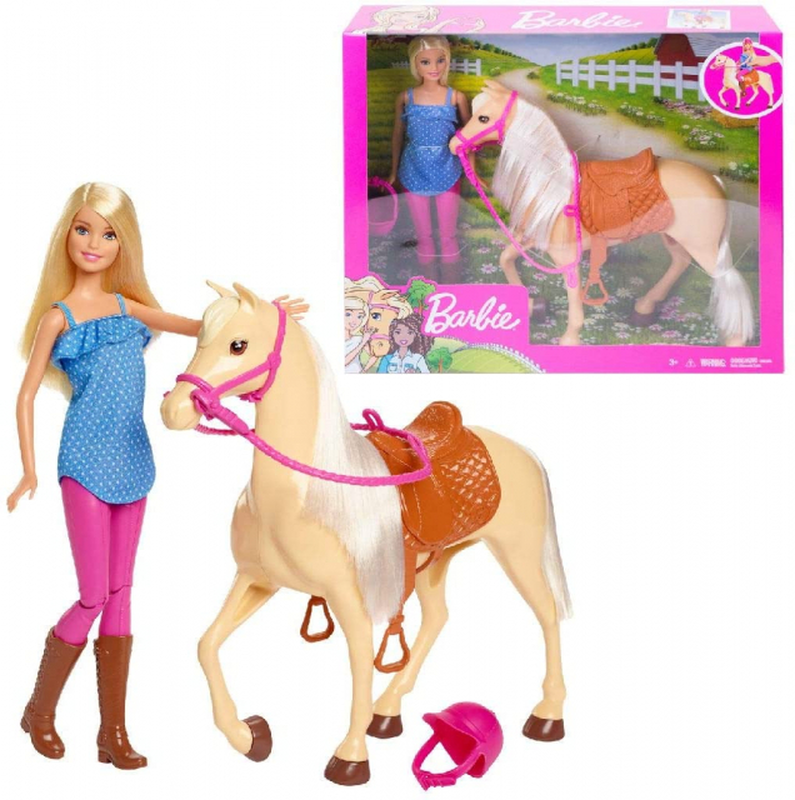 Barbie doll & horse playset fxh13 3y+, , medium image number null