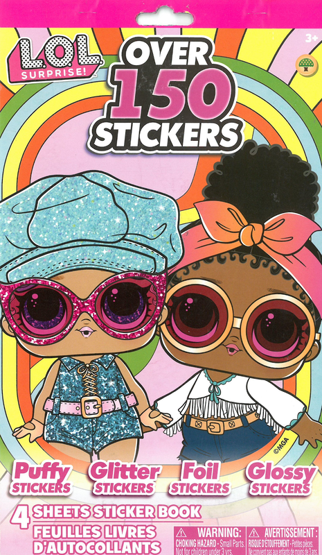 Product image: Lol surprise sticker book (4 sheets 150+ stickers), , medium-null