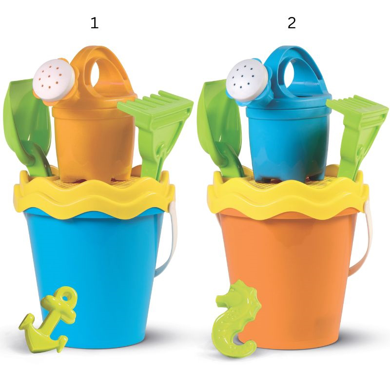 Androni beach set with bucket 17cm 1435-0009, , medium-null