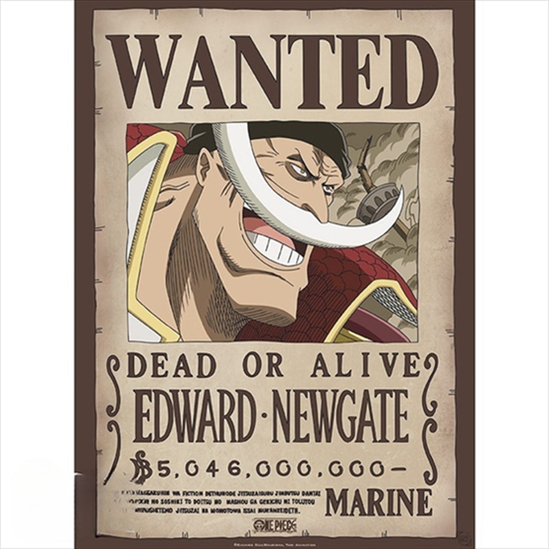 Product image: Abysse one piece - wanted whitebeard poster 52x38cm gbydco263, , medium-null