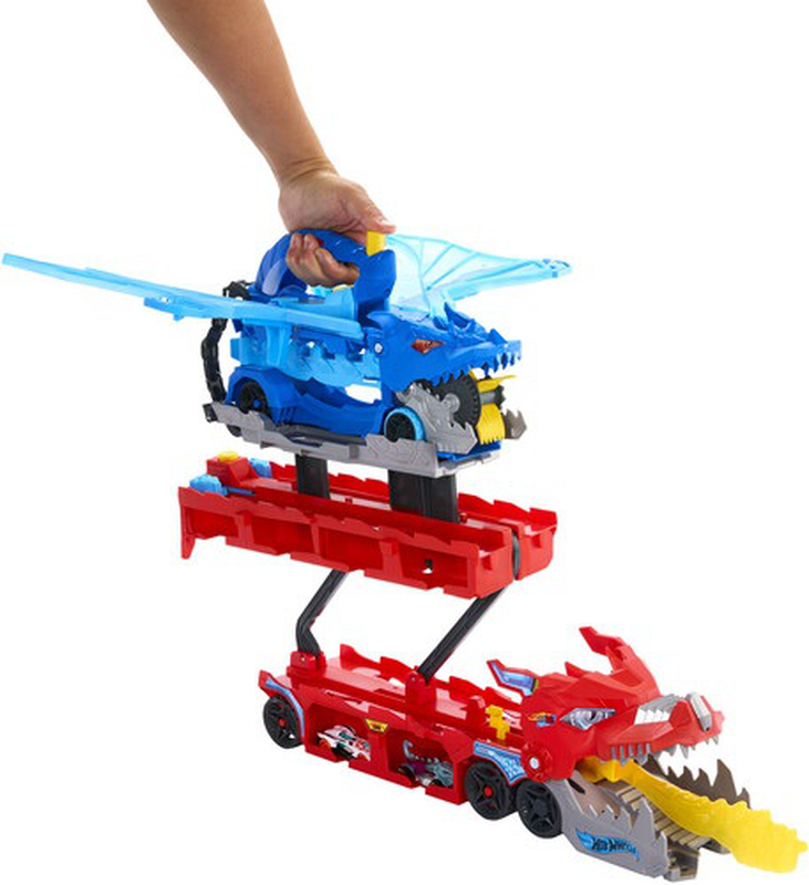 Hot wheels city ultimate dual dragon transporter (jbm72) 4y+, , medium-null