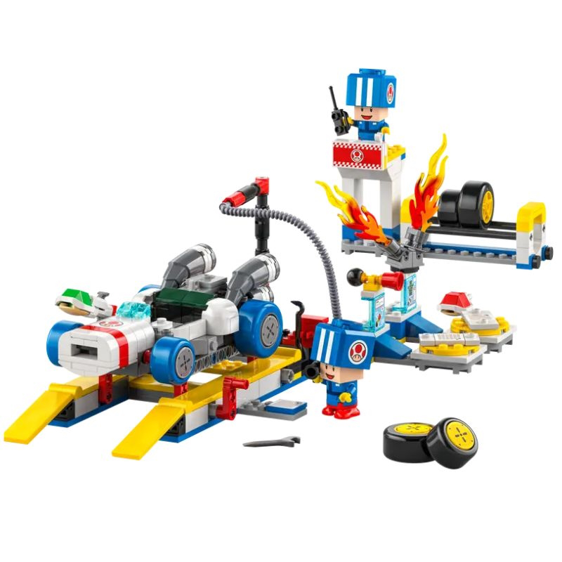 Lego 72035 super mario - mario kart™ – toads garage, , medium-null